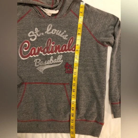St. Louis Cardinals thin hoodie with front pouch, L - Picture 7 of 12
